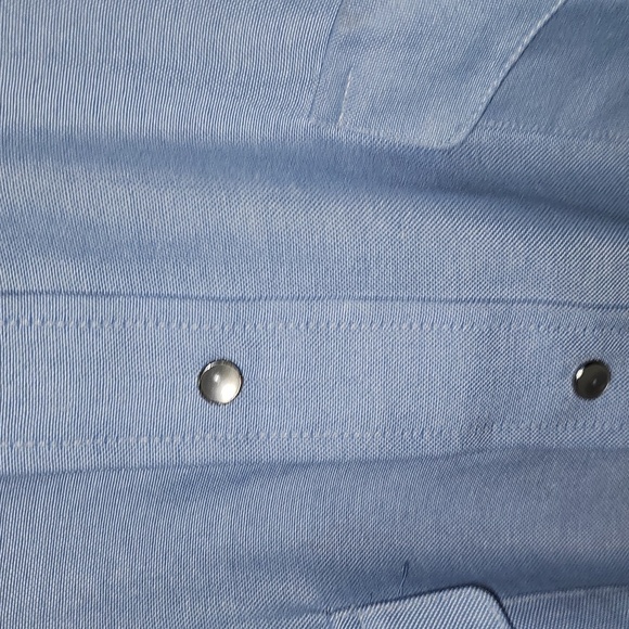 NWOT "RANCH TOWN" BLUE PEARL SNAP L/S SHIRT SZ 16-33 - Picture 2 of 8